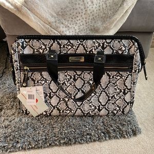 Samantha Brown Wire Frame Satchel